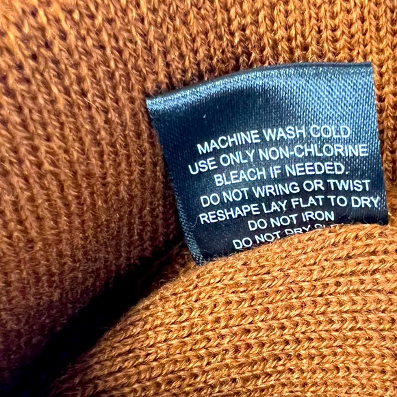 GERRY, CUFFED KNOT BEANIE SET, ONE SIZE FITS ALL, UNISEX, GREY AND BEIGE COLORS - Picture 11 of 11